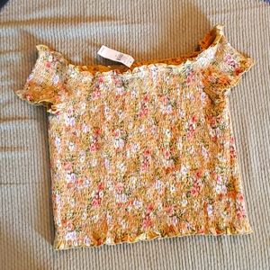 American Eagle off the shoulder top